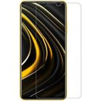 Fibaks Samsung Galaxy A14 Ekran Koruyucu Kısa Temperli Sert Cam 9H Kırılmaz Cam Koruma Maxi - Şeffaf