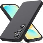 Fibaks Samsung Galaxy A26 Kılıf Kamera Çıkıntılı Içi Kadife Lansman Yumuşak Dokulu Silikon Kapak - Siyah