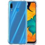 Fibaks Samsung Galaxy A30 Kılıf Şeffaf Süper Silikon