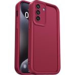 Fibaks Samsung Galaxy A34 Uyumlu Kılıf Kamera Korumalı Yumuşak Dokulu Darbe Emici Bordo Silikon Kapak - Mürdüm