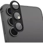 Fibaks Samsung Galaxy A36 Uyumlu Kamera Koruma Renkli Lens Koruyucu Temperli Cam Koruma - Siyah