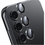 Fibaks Samsung Galaxy A54 Kamera Koruma Renkli Lens Koruyucu Temperli Cam Koruma - Siyah