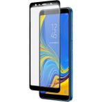 Fibaks Samsung Galaxy A7 2018 Tam Ekran Koruyucu Kırılmaz Cam 9H Temperli Koruma Dayanıklı 5D - Şeffaf