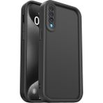 Fibaks Samsung Galaxy A70 Kılıf Kamera Korumalı Yumuşak Dokulu Darbe Emici Siyah Silikon Kapak