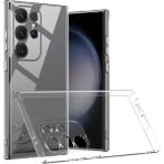 Fibaks Samsung Galaxy S25 Ultra Uyumlu Kılıf Kamera Korumalı Şeffaf Ultra Ince Esnek Renksiz Silikon Kapak