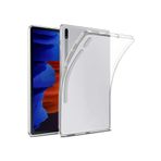 Fibaks Samsung Galaxy Tab S7 Fe S8 Plus T970/x800/t733/t737/t736 12.4" Uyumlu Kılıf Şeffaf Silikon Kapak