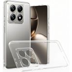Fibaks Xiaomi Mi 14T Pro Uyumlu Kılıf Kamera Korumalı Şeffaf Ultra Ince Esnek Renksiz Silikon Kapak