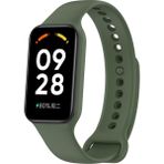 Fibaks Xiaomi Mi Band 8 Active Uyumlu Yüksek Kalite Silikon Kordon Kayış Akıllı Saat Kordon Bileklik - Yeşil