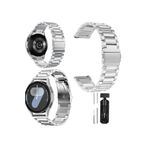 Fibaks Xiaomi Mi Watch Color Krd-04 Akıllı Saat Kordonu Metal Kordon Kayış Bileklik