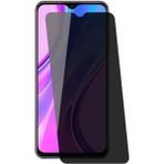 Fibaks Xiaomi Redmi 9c Uyumlu Tam Kaplayan Hayalet Ekran Koruyucu Gizli Cam - Siyah