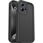 Fibaks Xiaomi Redmi Note 12 4g Kılıf Kamera Korumalı Yumuşak Dokulu Darbe Emici Siyah Silikon Kapak
