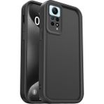 Fibaks Xiaomi Redmi Note 12 Pro 4g Kılıf Kamera Korumalı Yumuşak Dokulu Darbe Emici Silikon Kapak - Siyah