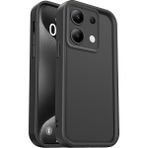 Fibaks Xiaomi Redmi Note 13 Pro 4g Kılıf Kamera Korumalı Renkli Silikon Kapak - Siyah