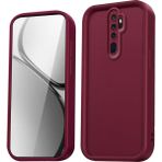 Fibaks Xiaomi Redmi Note 8 Pro Uyumlu Kılıf Kamera Korumalı Yumuşak Dokulu Darbe Emici Bordo Silikon Kapak - Mürdüm