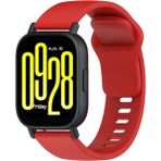 Fibaks Xiaomi Redmi Watch 5 Active / Watch 5 Lite Kordon Akıllı Saat Bileklik Kordonu Yumuşak Silikon Kayış - Redmi Watch 5 Acitve/Lite - Kırmızı
