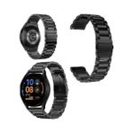 Fibaks Xiaomi Redmi Watch 5 Active / Watch 5 Lite Uyumlu Paslanmaz Çelik Klipsli Saat Kordon - Redmi Watch 5 Acitve/Lite - Siyah