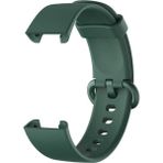 Fibaks Xiaomi Redmi Watch Lite 2 Kordon Kayış Bleklik Esnek Yumuşak Akıllı Pimli Premium Spor Silikon - Koyu Yeşil - RM Wtch Lite 2