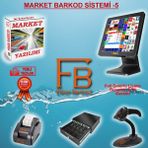 Fiber Barkod Market Barkod Sistemi-5 / Fiber Barkod - J1900