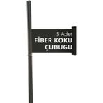 Fiber Koku Çubuğu ( 5 Adet) Siyah Yedek - 5mm * 30 cm