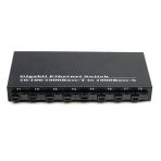 Fiber Optik 8 Port Sc+2 Port Rj45 Full Gigabit Uplink Port Fiber Switch
