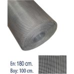 Fiberglas Sineklik Teli, 180 cm Eninde Sinek Tülü, (1 Metre) - Gümüş - Seçenek 1