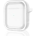 Fiberliz Movenchy Apple Airpods 4 (4.nesil) Shiny Şeffaf Kılıf - Beyaz