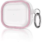 Fiberliz Movenchy Apple Airpods Pro 2 (2.nesil) Shiny Şeffaf Kılıf - Pembe