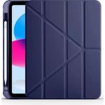 Fiberliz Newface Apple iPad 2022 10.9 (10.nesil) Kılıf Kalemlikli Mars Tablet Kılıfı - Lacivert