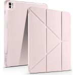Fiberliz Newface Apple iPad Air 13 (2024) Kılıf Kalemlikli Mars Tablet Kılıfı - Rose Gold
