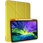 Fiberliz Newface Apple iPad Pro 11 (2018) Kılıf Kalemlikli Mars Tablet Kılıfı - Açık Sarı