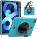 Fiberliz Newface Apple iPad Pro 11 (2020) Kılıf Strap-C Otterbox Tablet Kapak - Mavi