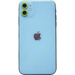 Fiberliz Newface Apple iPhone 11 Neon Fosforlu Kamera Lens - Yeşil
