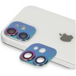 Fiberliz Newface Apple iPhone 11 Pers Alüminyum Kamera Lens - Rainbow