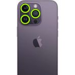 Fiberliz Newface Apple iPhone 12 Pro Neon Fosforlu Kamera Lens - Yeşil