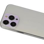 Fiberliz Newface Apple iPhone 13 Pro Max Rainbow Kamera Lens Koruma Cam - Mor