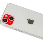 Fiberliz Newface Apple iPhone 13 Rainbow Kamera Lens Koruma Cam - Kırmızı