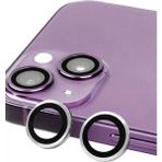 Fiberliz Newface Apple iPhone 14 Plus Raze Metal Kamera Lens - Gümüş