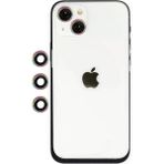 Fiberliz Newface Apple iPhone 14 Shine Kamera Lens - Rainbow