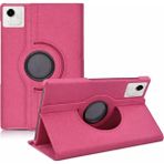 Fiberliz Newface Huawei Honor Pad X9A 360 Tablet Deri Kılıf - Pembe