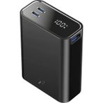 Fiberliz Newface PW501 20.000 Mah Dijital Göstergeli 2 Adet 45W Type-C ve 22.5W USB Çıkışlı Şarj Pd Hızlı Şarj Powerbank - Siyah
