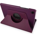 Fiberliz Newface Samsung Galaxy T500 Tab A7 10.4 Kılıf 360 Tablet Deri Kılıf - Mürdüm