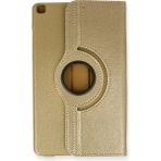Fiberliz Newface Samsung Galaxy Tab A9 Plus Kılıf 360 Tablet Deri Kılıf - Gold