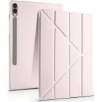 Fiberliz Newface Samsung Galaxy X610 Tab S9 Fe Plus 12.4 Kılıf Kalemlikli Mars Tablet Kılıfı - Rose Gold