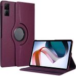 Fiberliz Newface Xiaomi Redmi Pad Se 4g Kılıf 360 Tablet Deri Kılıf - Mürdüm