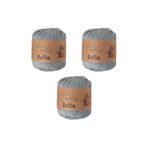 Fibra Natura Raffia Kağıt ip 3lü paket Çanta ipi 116-11