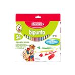 Fibracolor Bipunta 24 Renk Çift Uçlu Keçeli Kalem 10544SW024