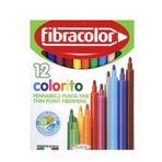 Fibracolor Colorito 12 Renk Keçeli Kalem