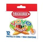 Fibracolor Yoyo Maxi Mumlu 12 Renk Pastel
