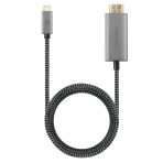Fibratough 2M 4K 60 Hz Type-C To Hdmı Kablo - Gri