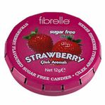 Fibrelle 12 gr Stevialı Şekersiz Çilekli Şeker